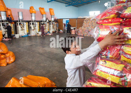 Popcorn factory à Herat, Afghanistan Banque D'Images