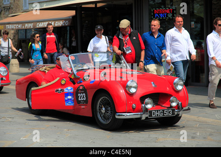 Mille Miglia 2011, TRIUMPH TR2 1955 Banque D'Images