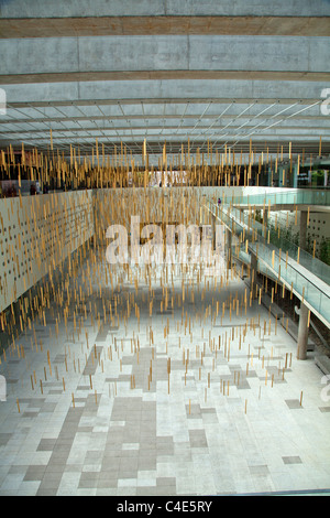 L'intérieur du Centro Cultural Palacio la Moneda, Santiago, Chili Banque D'Images