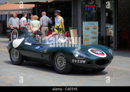 Mille Miglia 2011, Jaguar d-type 1956 Banque D'Images