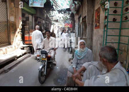 Marché de downtown Lahore Banque D'Images