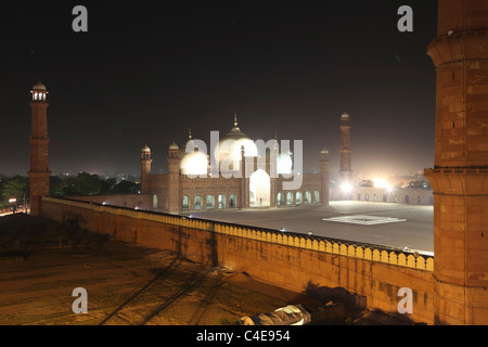 Mosquée Badshahi Masjid à Lahore Banque D'Images