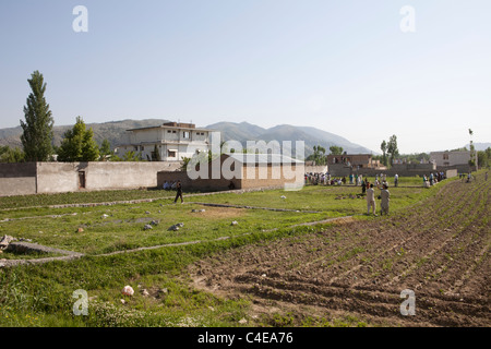 Chambre à Abbottabad, au Pakistan où Ben Laden a été tué Banque D'Images