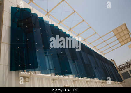 Sous-station d'électricité West Bay Doha Qatar Banque D'Images