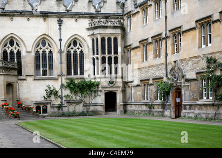 L'Oriel College de l'Université d'Oxford premier quadruple Banque D'Images