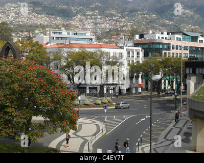 Rotunda do Infante Funchal Madeira Portugal Europe de l'UE Banque D'Images