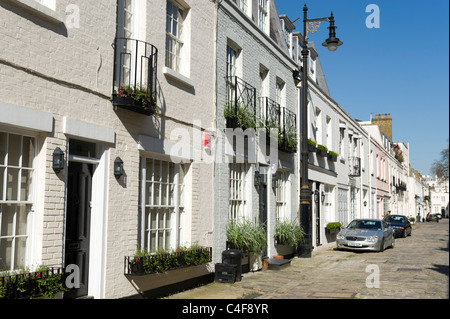 Nord, Belgravia Mews Eaton, Londres, UK Banque D'Images