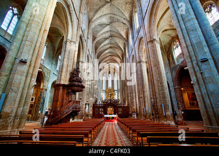 France, Var (83), Saint Maximin la Sainte Baume, la basilique Sainte Marie Madeleine Banque D'Images