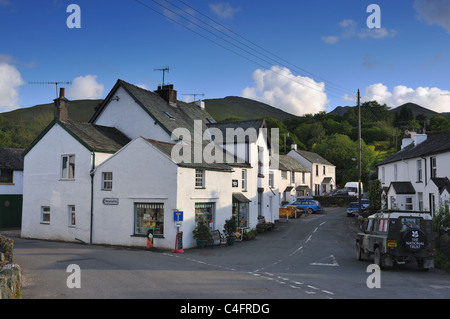 Le joli village de Braithwaite dans le Lake District Banque D'Images