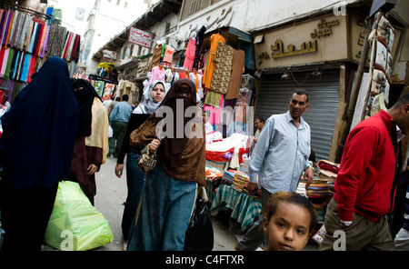 Les souks du Caire, Égypte. Banque D'Images