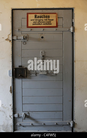 Un appel porte dans la prison de Hohenschonhausen à Berlin est Banque D'Images