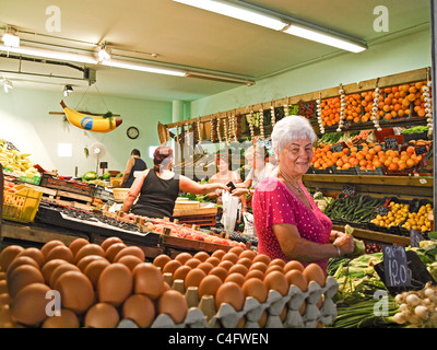 Farmers Market. Budapest, Hongrie Banque D'Images