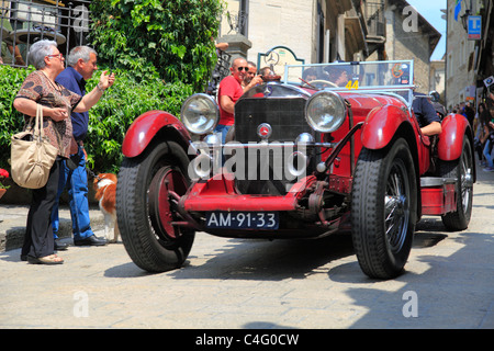 Mille Miglia en 2011, mercedes benz ssk 1929 Banque D'Images