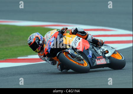 Casey Stoner, Repsol, Honda, moto gp, 2011, Banque D'Images