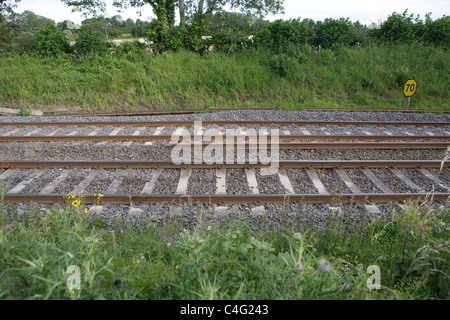 NI LES CHEMINS DE FER, également connu sous le nom de l'Irlande du Nord Chemins de fer (NIR) et pour une brève période Ulster Transport ferroviaire (UTR), est l'railwa Banque D'Images