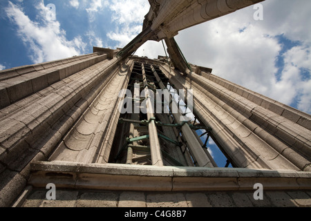 Timbre cathédrale tour Anvers Belgique Banque D'Images