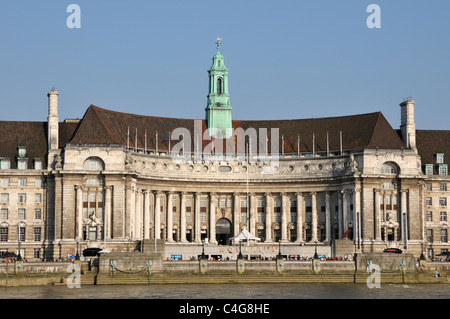 Londres, le county hall Banque D'Images