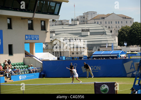 Les championnats internationaux de tennis Aegon se sont tenus à Devonshire Park Eastbourne, Royaume-Uni Banque D'Images