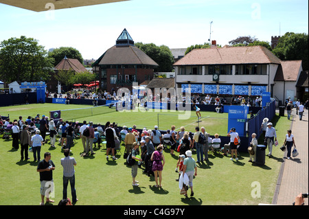 Les championnats internationaux de tennis Aegon se sont tenus à Devonshire Park Eastbourne, Royaume-Uni Banque D'Images