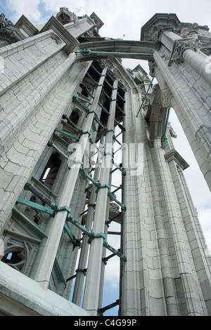 Timbre cathédrale tour Anvers Belgique Banque D'Images