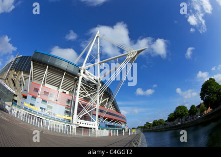 Millennium Stadium, Cardiff, Glamorgan, Pays de Galles du Sud, Cymru, FR, UK, Banque D'Images