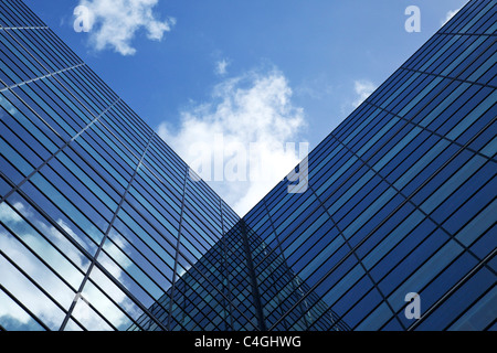 Bloc de bureau résumé, Cardiff, Glamorgan, Pays de Galles du Sud, Cymru, UK, Royaume-Uni, GO, Grande-Bretagne, British Isles, Europe, Banque D'Images