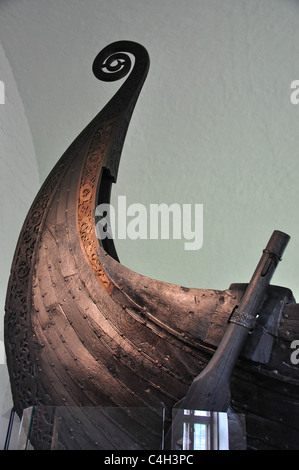 Le 'navire' Oseberg, Viking Ship Museum, Bygdøynesveien, Péninsule de Bygdøy, Oslo, Oslo, comté d'Østlandet, Norvège Région Banque D'Images