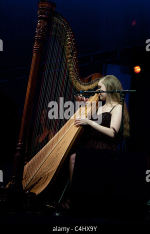 Joanna Newsom en 2011 Womadelaide World Music Festival en Australie du Sud. Banque D'Images