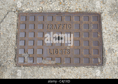 Feux de circulation couvercle Banque D'Images