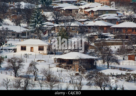 Zheravna en hiver Banque D'Images