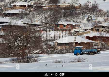 Zheravna en hiver Banque D'Images