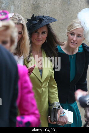 PIPPA MIDDLETON SAM WALEY-COHEN WEDDING LAMBOURN BERKSHIRE ANGLETERRE 11 Juin 2011 Banque D'Images