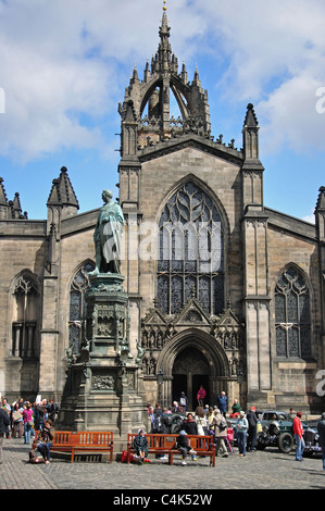 La cathédrale St Giles, Royal Mile, Vieille Ville, Edinburgh, Lothian, Ecosse, Royaume-Uni Banque D'Images