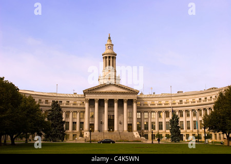 La Ville et du comté de Denver, Colorado city hall et Palais municipal. Banque D'Images