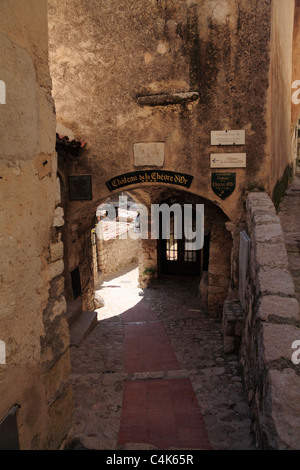 Pittoresque village perché d'Eze netween Nice et Monte Carlo sur la Côte d'Azur France Banque D'Images