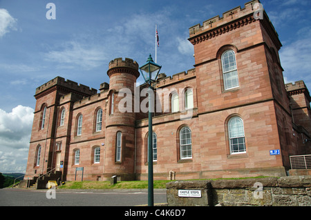 Sheriff Court, le château d'Inverness, Castle Hill, Inverness, Highland, Ecosse, Royaume-Uni Banque D'Images