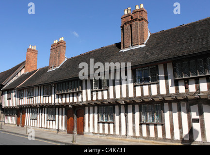 Hospices Tudor Church Street Stratford Upon Avon Warwickshire Banque D'Images