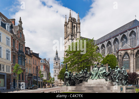 Sint-Baafs-Kathedrale, Gand | cathédrale Saint-Bavon, Gand Banque D'Images