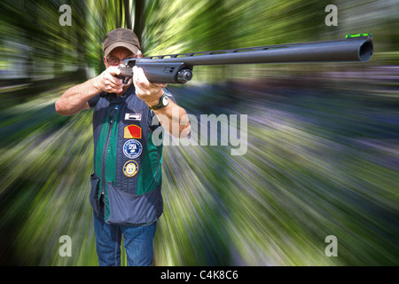 Chasseur de la forêt Banque D'Images