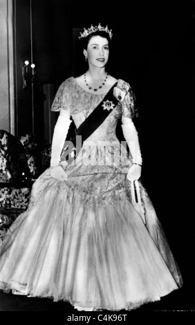 La famille royale LA REINE ELIZABETH II REINE D'ANGLETERRE 01 Mai 1949 Banque D'Images