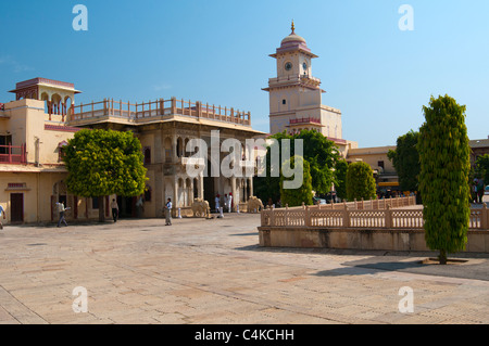 Palais de la ville de Jai Singh II, Jaipur, Rajasthan, Inde, Asie du Sud Banque D'Images