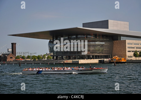 Opéra et port, Copenhague (Kobenhavn), Royaume du Danemark Banque D'Images