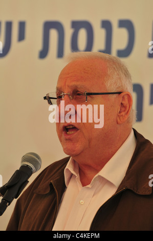 Reuven Rivlin' 'Rubi (né le 9 septembre 1939) Le président de la Knesset Banque D'Images