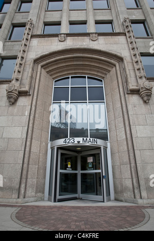 Siège de la Commission canadienne du blé sur la rue Main à Winnipeg Banque D'Images