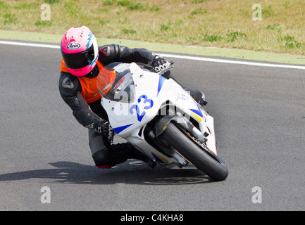 'North Gloucester Road Racing club' répondre à Mallory Park Banque D'Images