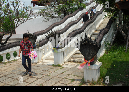 L'Empreinte du Bouddha, Saraburi , ancienne, Siam, Bangkok, Thaïlande. Banque D'Images