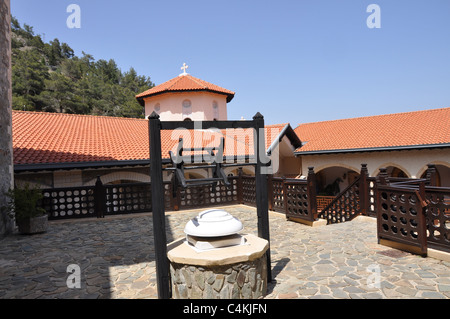 Monastère de Kykkos, Troodos, Chypre du Sud Banque D'Images