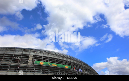 L'Aviva Stadium de Dublin. Au cours de l'UEFA Europa League 2011 Banque D'Images