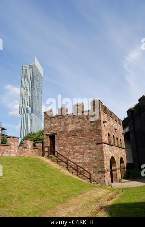 Beetham Tower - Autoroutes de plus haut édifice ( 2011 ) qui accueille l'hôtel Hilton. Banque D'Images