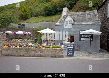 Boscastle snack-bar Banque D'Images